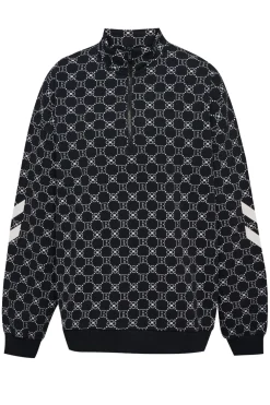 232035 Oversized Halfzip 70051