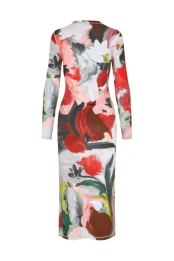 2244 Stocking Jersey, Pullover Long Sleeve Midi Dresssg-ps26-d074-2244