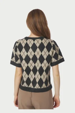 Allestar Check Knit Cardigan 165729