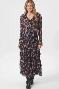 Anika Marigold Print Blouse 165527