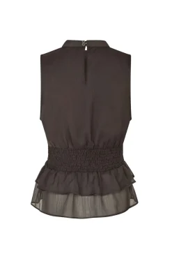 Ansol Solid Chiffon Top 166671