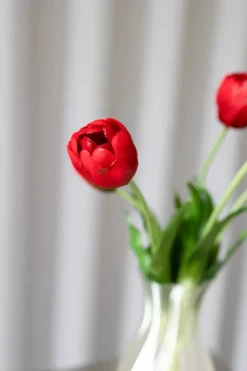 Artificial Layered Tulips Red 02-233