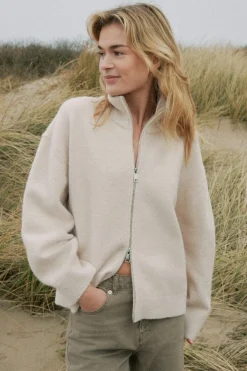 Asley Zip Knit Cardigan 164973