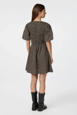 Auda Check Smock Dress 165419