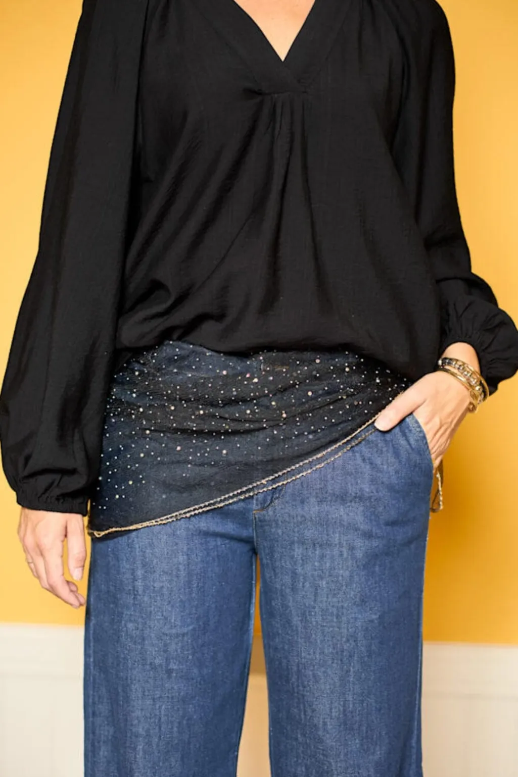 Bcardenia Mini Scarf W/Stones 3646