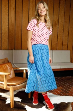 Bcfreya Cut Out Lace Skirt 40717