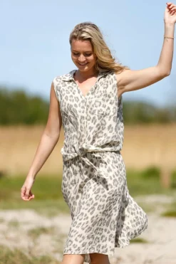 Bcmelina Sleeveless Tie Shirt 40911