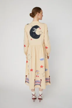 Bead Embellished Midi Dresshc54-4337