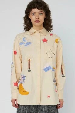 Bead Embellished Shirthc54-2336