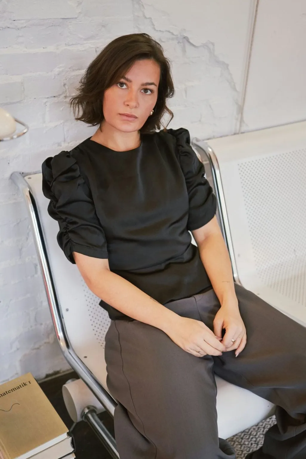 Benua Heavy Sateen Blouse 167069