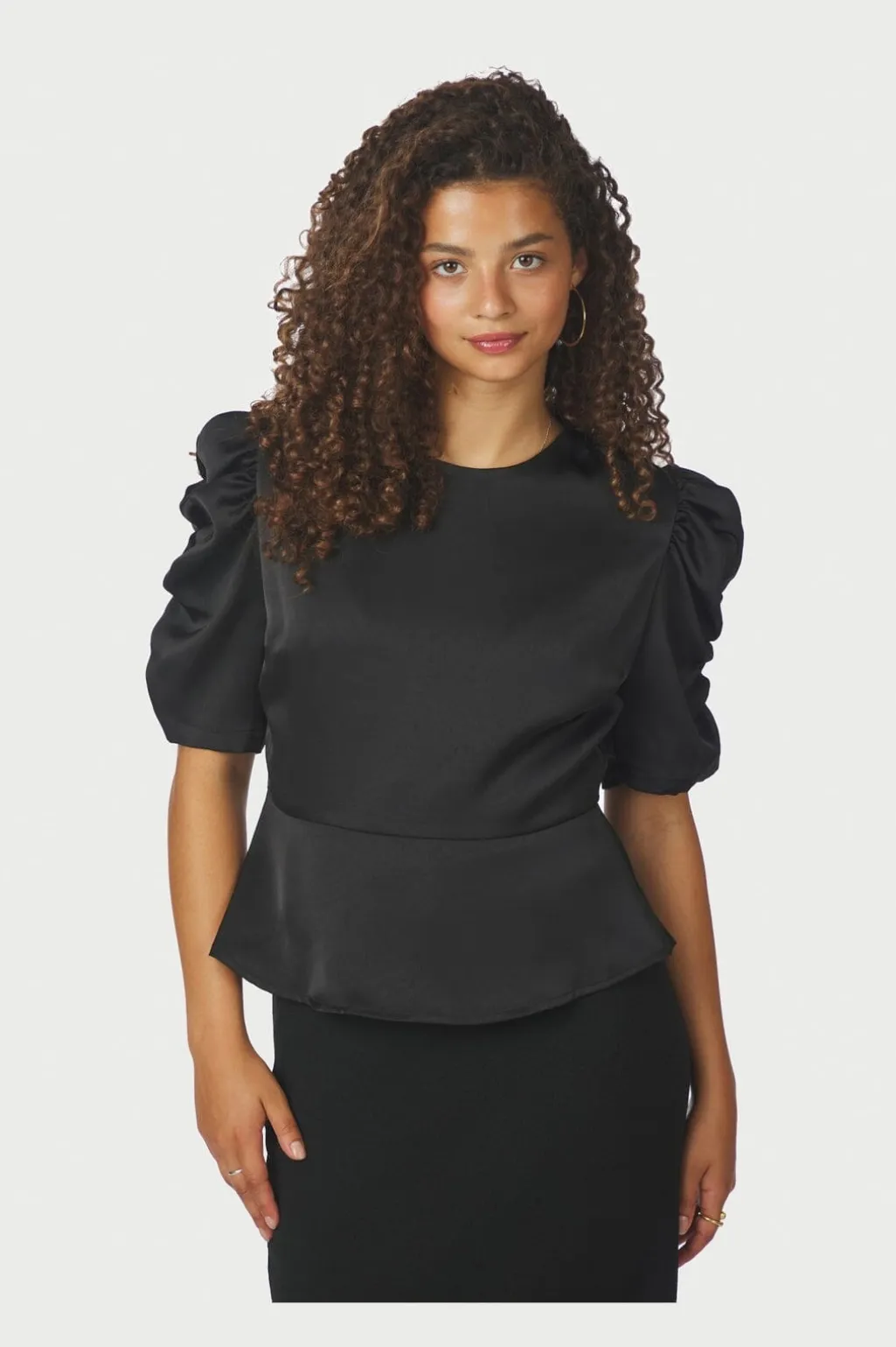 Benua Heavy Sateen Blouse 167069