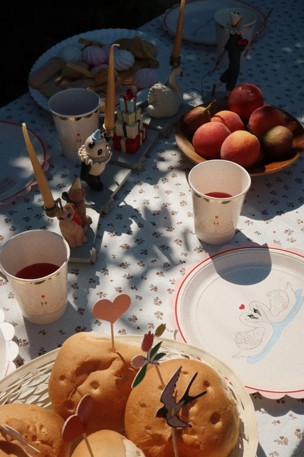 Birthday Train Clown Coeur