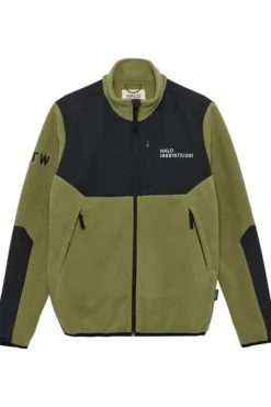 Blocked Zip Fleece 610209