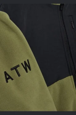 Blocked Zip Fleece 610209