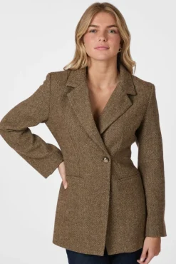 Bowie Herringbone Blazer 164866