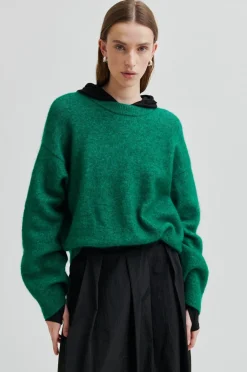 Brook Knit Drop Shoulder O-Neck 58894