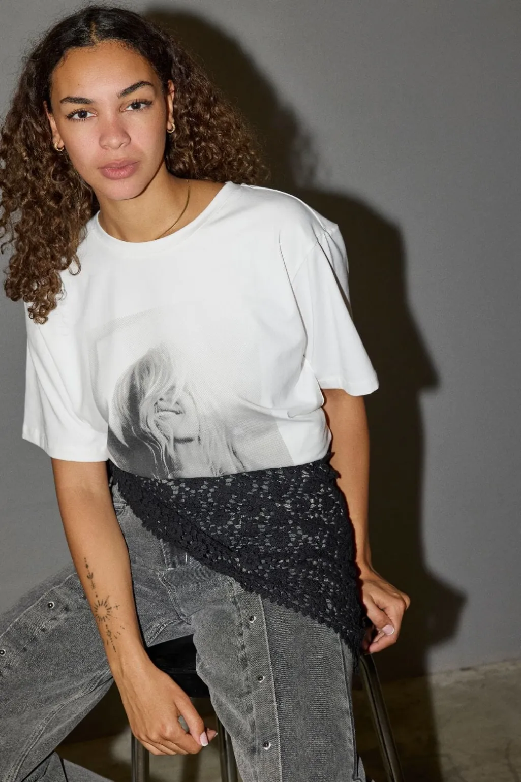 Calincc Crochet Scarf Skirt 49083