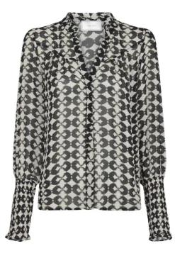 Camisa Graphic Print Blouse