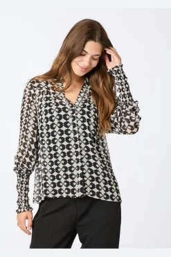 Camisa Graphic Print Blouse