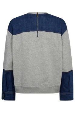 Candizcc Denim Mix Sweat 37044