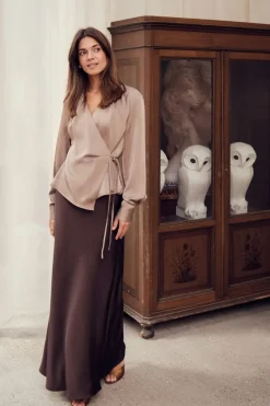 Caprina Heavy Sateen Blouse 166961