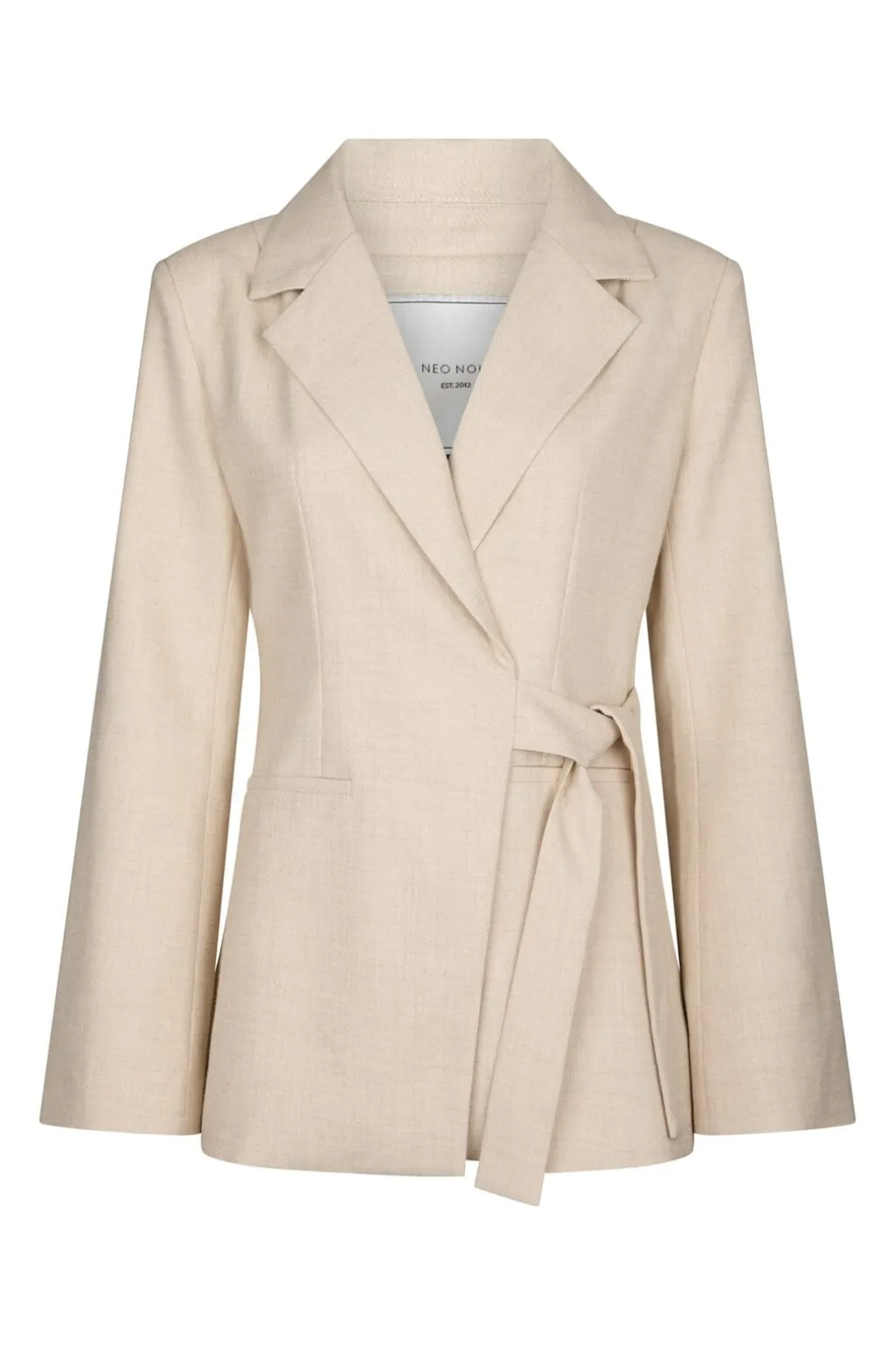 Carmia Melange Tie Blazer 168227