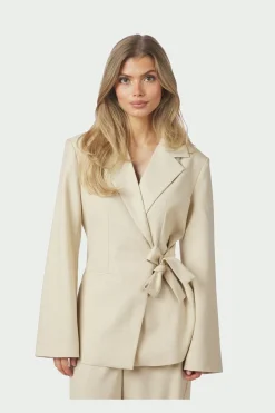 Carmia Melange Tie Blazer 168227