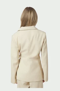 Carmia Melange Tie Blazer 168227