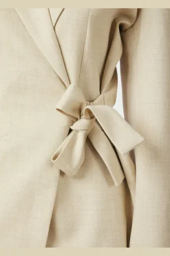 Carmia Melange Tie Blazer 168227