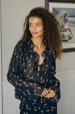 Carola Flower Branch Blouse