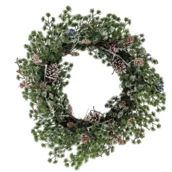 Cedar Krans, Grøn, Kunstige Blomster 82072345