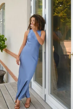 Celinie Heavy Sateen Dress 165621