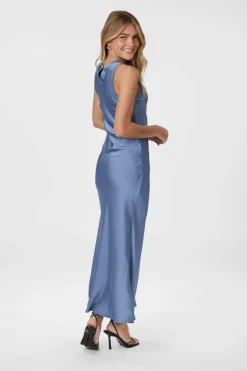 Celinie Heavy Sateen Dress 165621