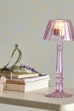 Cisco Fyrfadsstage, Rosa, Glas 82061722