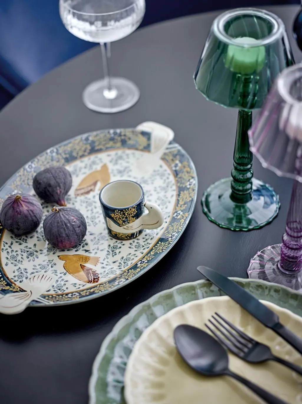 Cisco Fyrfadsstage, Rosa, Glas 82061722