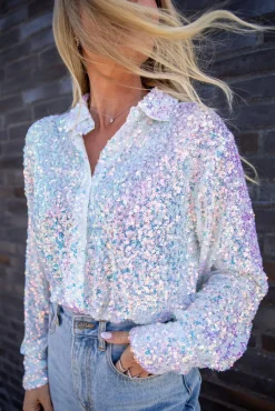 Classy Sequins Shirt