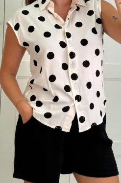 Cleo Polka Dot Blouse