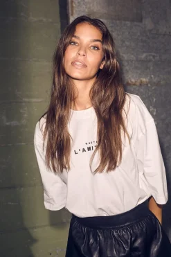 Crew Rub Print Tee HL10385