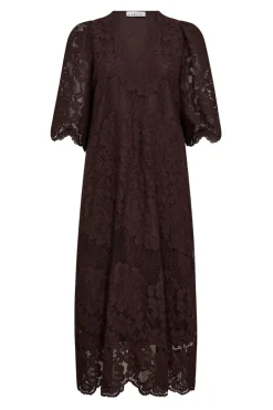 Curvey Lace Hem Dress HL10009