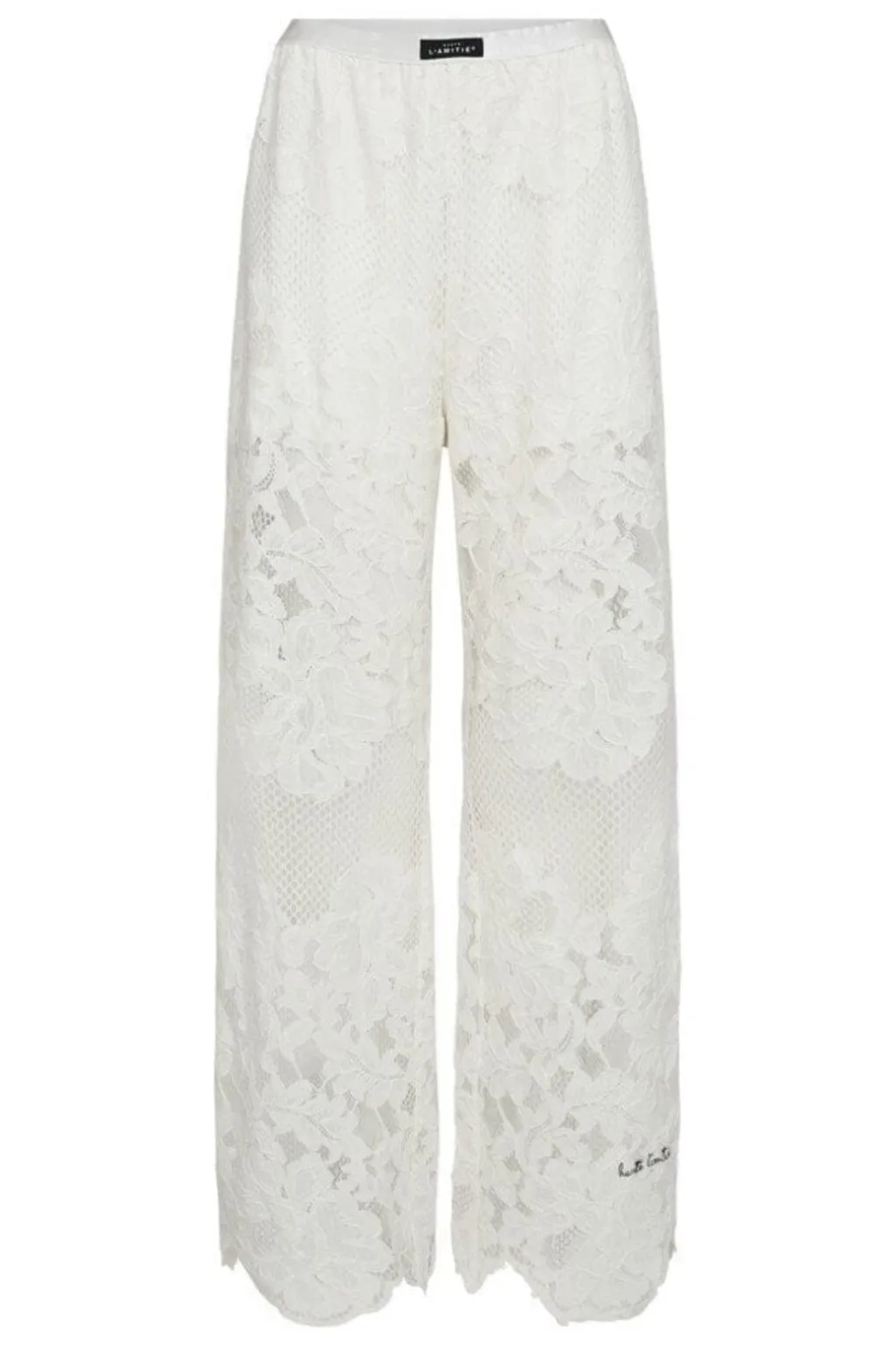 Curvey Lace Hem Pant HL10214
