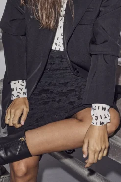 Curvey Lace Hem Pencil Skirt HL10015