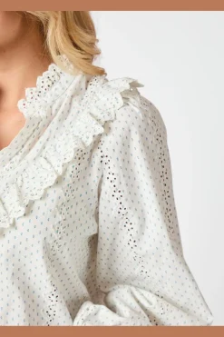 Degas Embroidery Blouse 163440