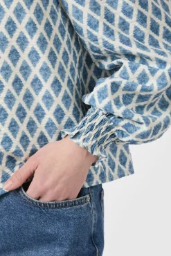 Delsie Print Blouse 166222