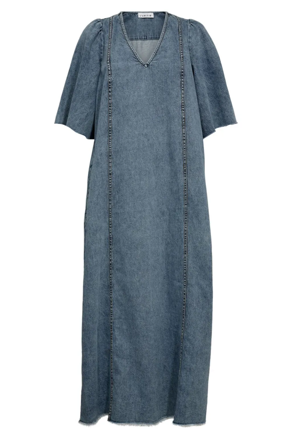 Denim Hem Dress HL10226