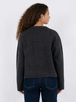 Detri Solid Knit Blouse