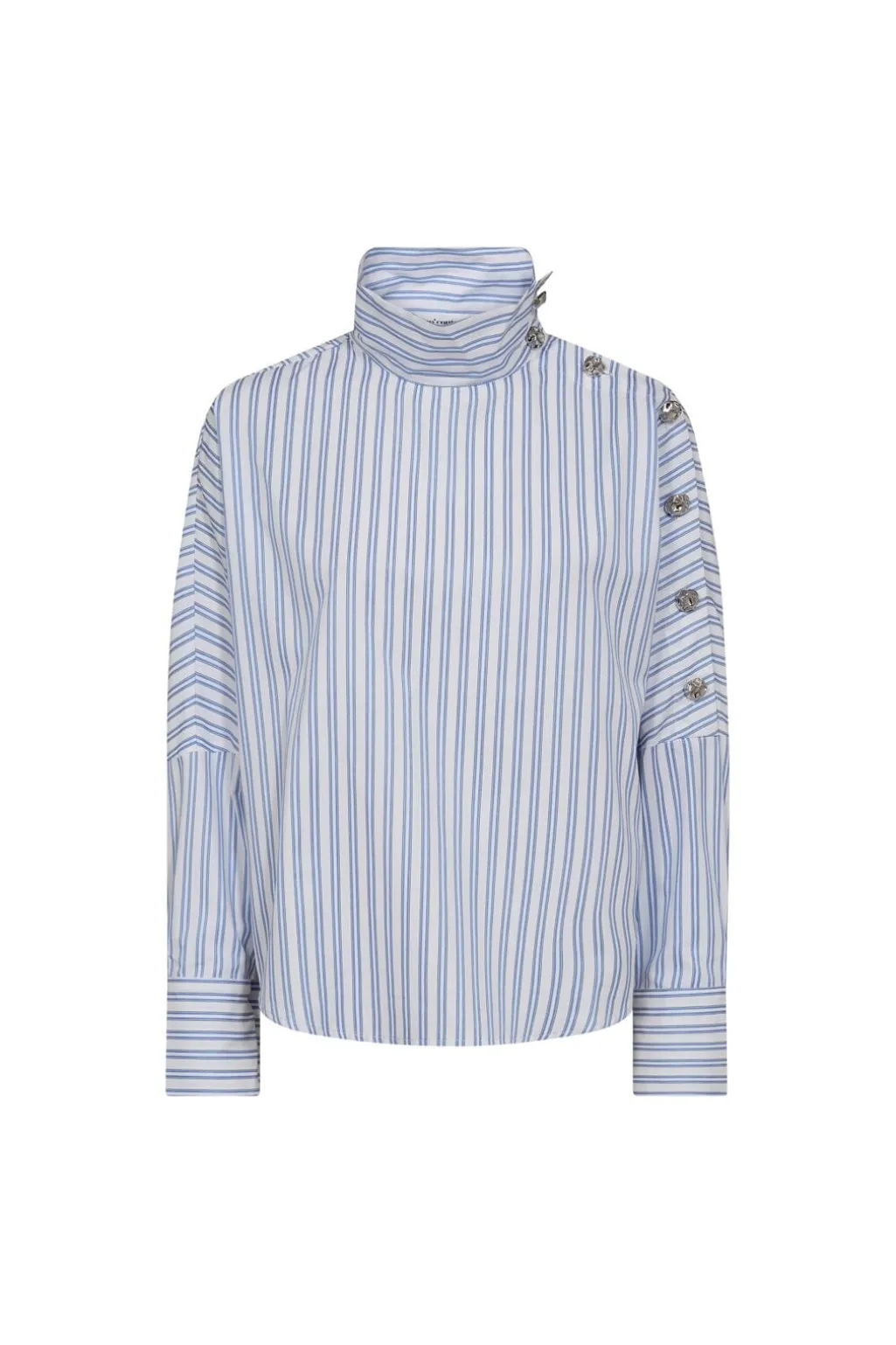 Devincc Asymcc Button Blouse 45019