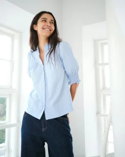 Diana B Stripe Stone Blouse 164327