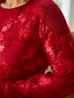 Dirina Big Flower Mesh Dress 167279