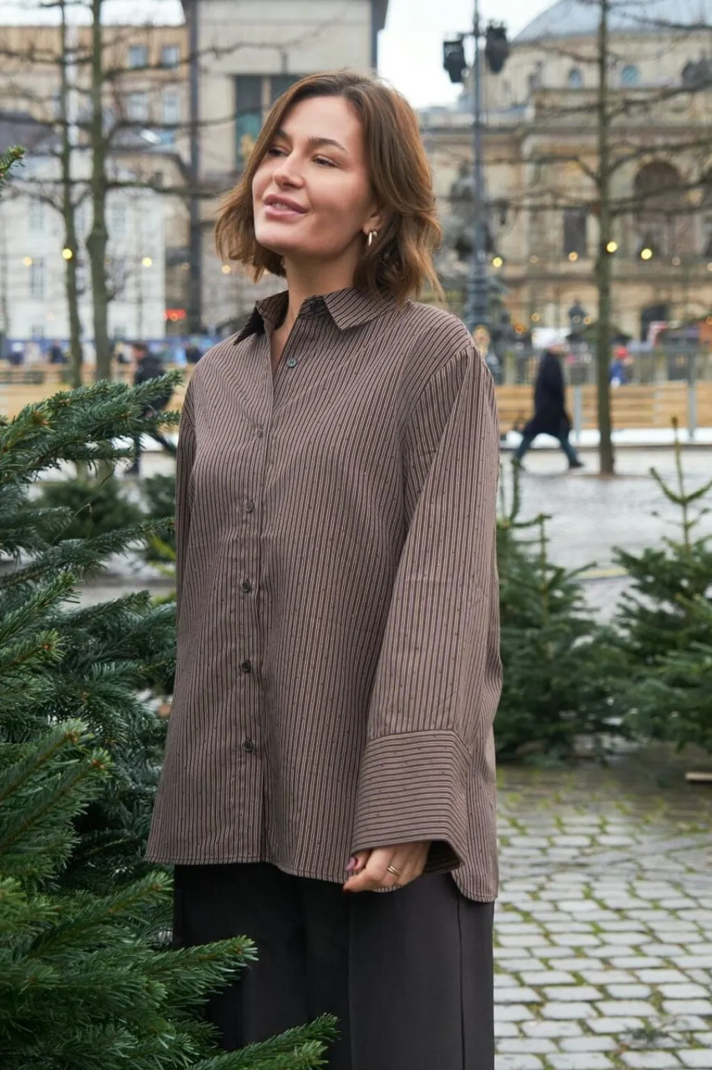 Dita Striped Line Shirt 166888