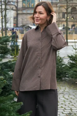 Dita Striped Line Shirt 166888